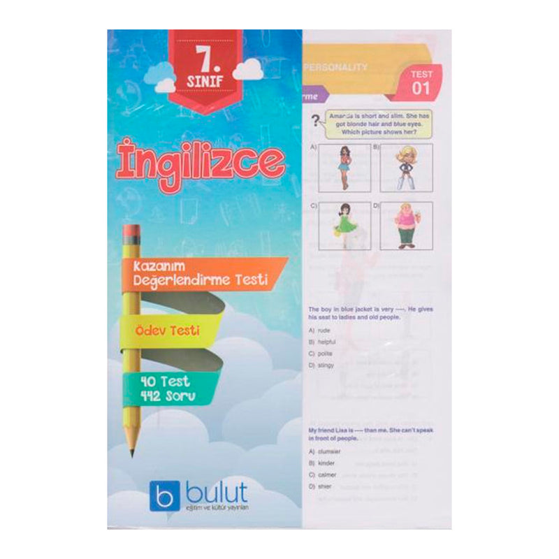 7.SINIF İNGİLİZCE YAPRAK TEST BULUT EĞİTİM