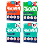 Fenomen Yayınları 5. Sınıf (B) Soru Bankası Seti (Matematik,Fen,Paragraf,Türkçe)