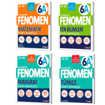 Fenomen Yayınları 6. Sınıf (A) Soru Bankası Seti (Matematik,Fen,Paragraf,Türkçe)