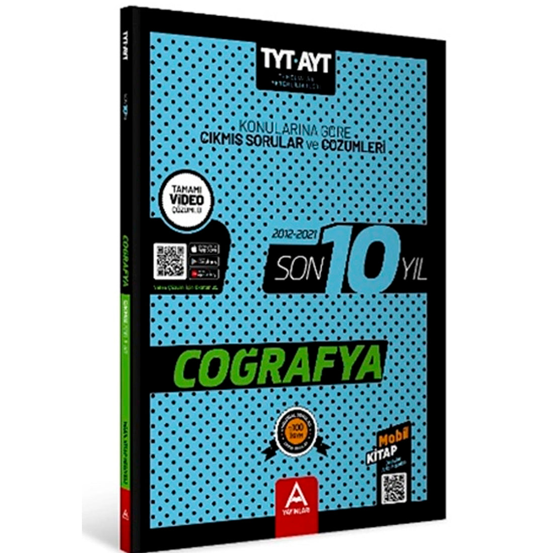 A Yayınları TYT AYT Coğrafya Son 10 Yıl Soru Ve Çözümleri