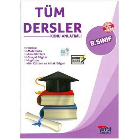 Açı Yayınları 8.Sınıf Tüm Dersler Konu Anlatımlı