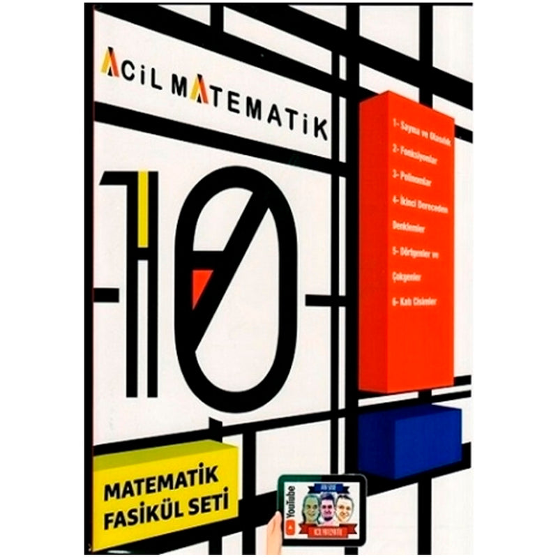 Acil Yayınları 10. Sınıf Acil Matematik 6 lı Fasikül Set