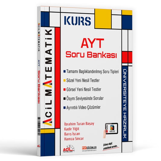 Acil Yayınları Kurs Serisi Ayt Matematik Soru Bankası