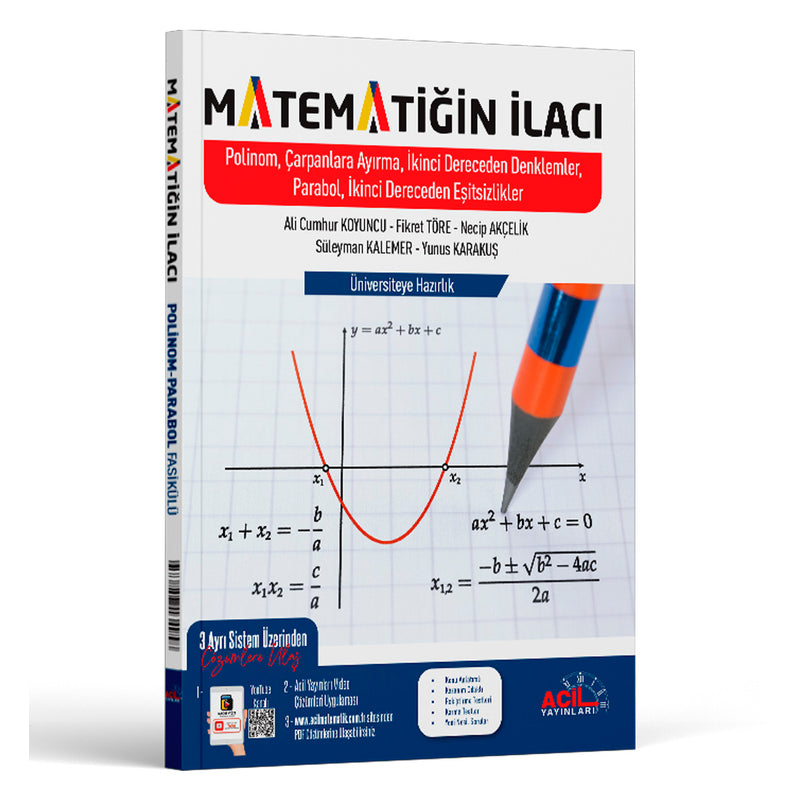 Acil Yayınları Matematiğin İlacı Tyt Polinom Parabol
