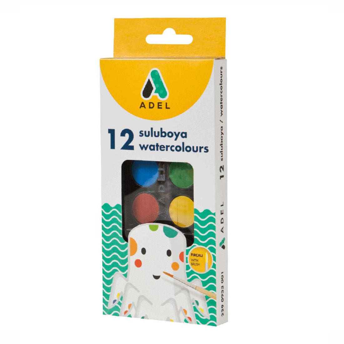 Adel 12 Renk Büyük Suluboya 2290932001