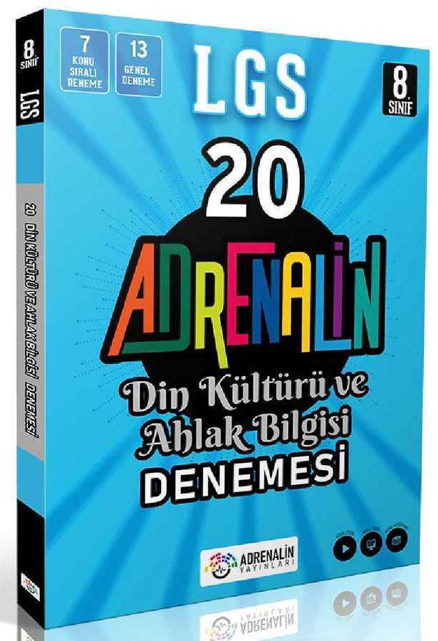 Adrenalin Yayınları  8. Sınıf Din Kültürü 20 Branş Deneme
