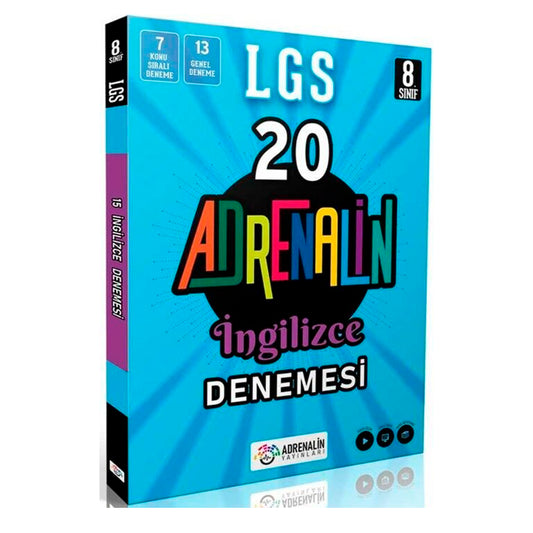 Adrenalin Yayınları  8. Sınıf İngilizce 20 Branş Deneme