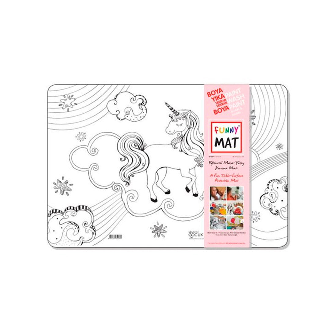 Akademi Çocuk - Funny Mat - Unicorn