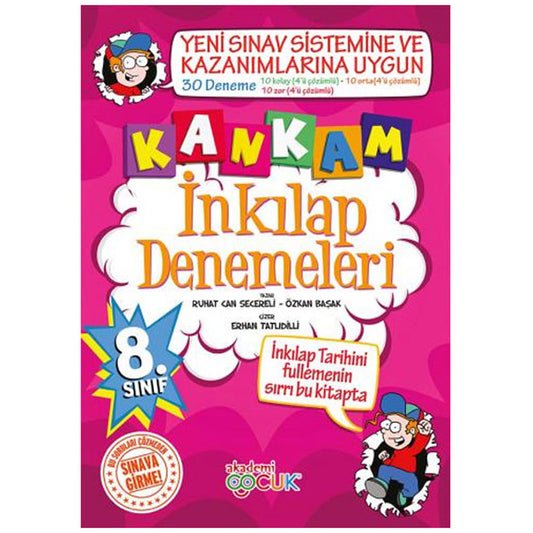 Akademi Çocuk Yayınları 8.Sınıf Kankam İnkılap Denemeleri