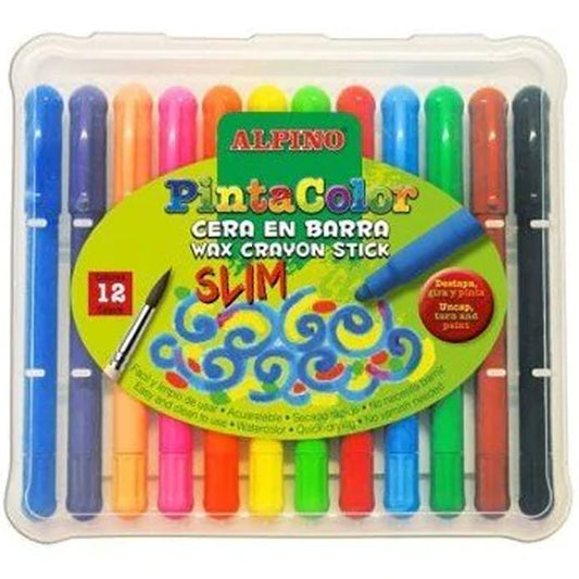 Alpino 12'li Çevirmeli Mum Boya PX-000112