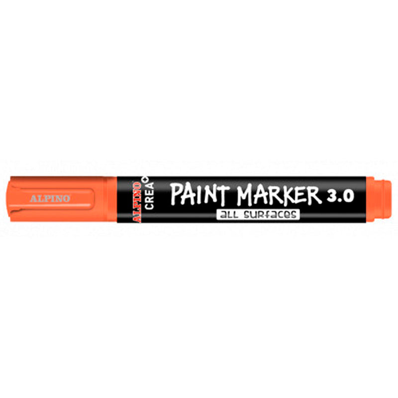 Alpino Paint 3.0 mm Metalik Turuncu Marker Kalem - Sanat, Çizim ve Boyama Kalemi