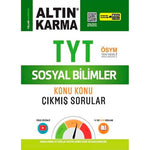 Altın Karma TYT Sosyal Bilimler Konu Konu Çıkmış Sorular - Kolay-Orta-Zor 2021