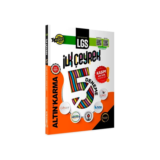 Altın Karma Yayınları 8. Sınıf LGS İlk Çeyrek 5 li Deneme