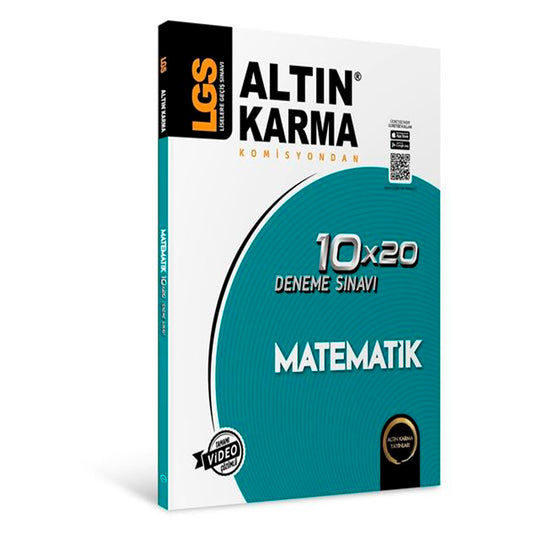 Altın Karma Yayınları 8. Sınıf LGS Matematik 10x20 Deneme Sınavı