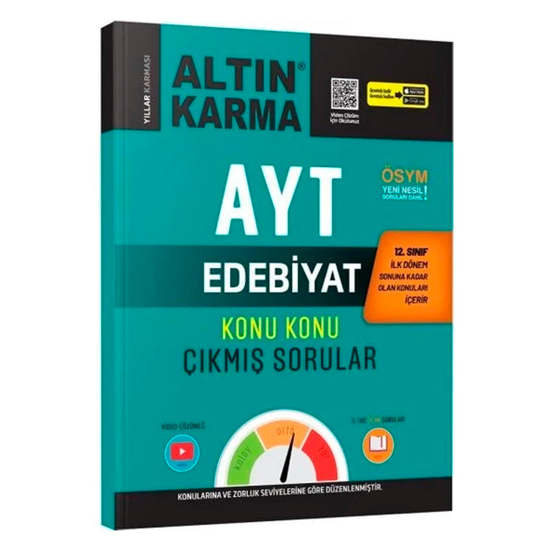 Altın Karma Yayınları AYT 12. Sınıf 1. Dönem Edebiyat Konu Konu Çıkmış Sorular