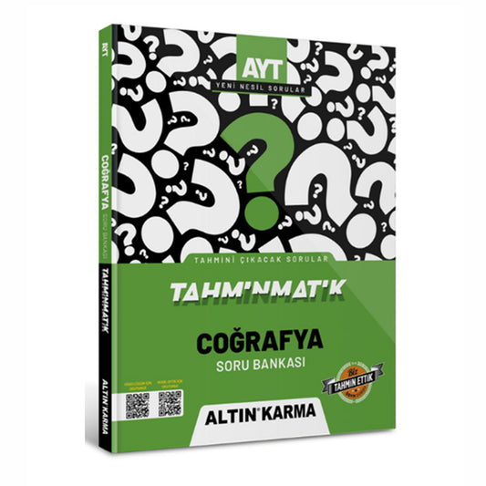Altın Karma Yayınları AYT Coğrafya Soru Bankası