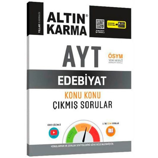 Altın Karma Yayınları AYT Edebiyat Konu Konu Çıkmış Sorular