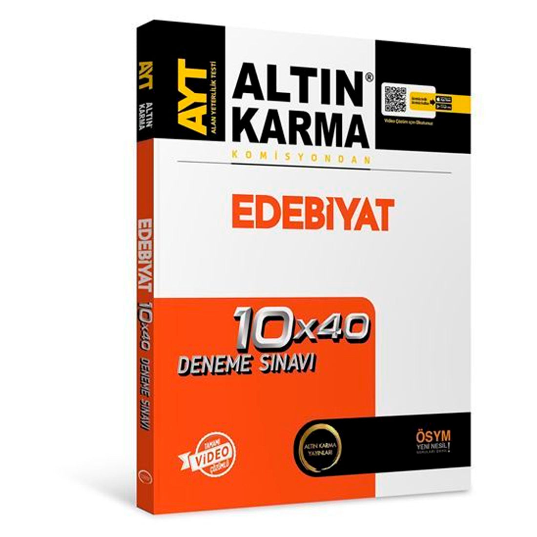 Altın Karma Yayınları AYT Türk Dili ve Edebiyat Sosyal Bilimnler 1 10x40 Deneme Sınavı