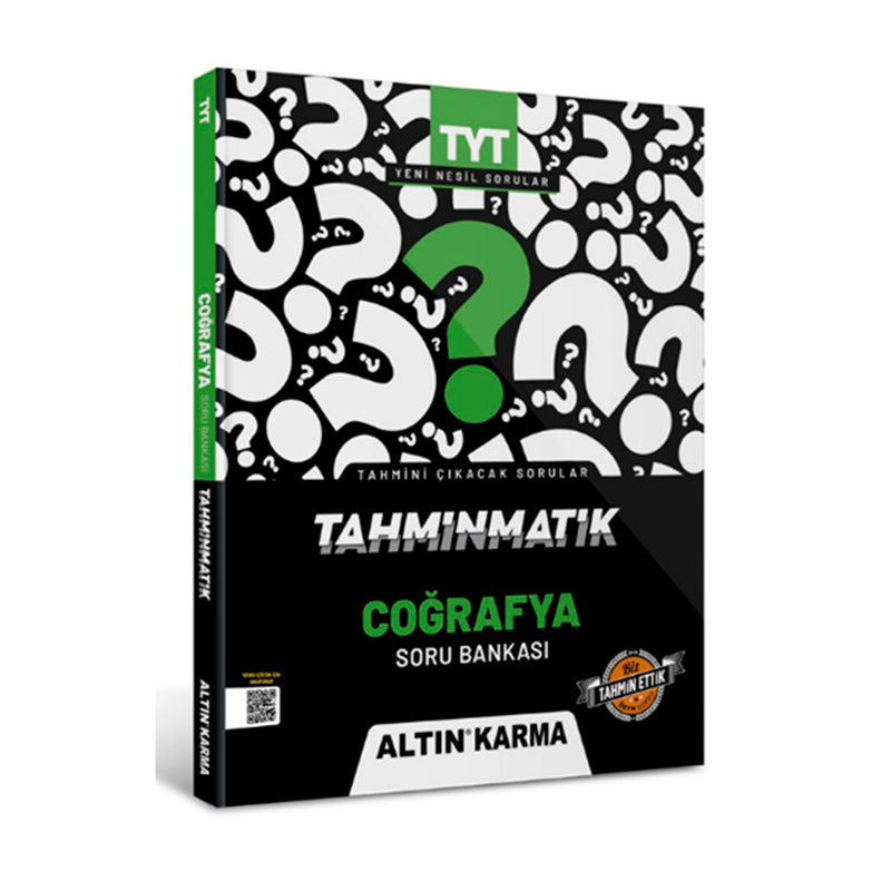 Altın Karma Yayınları TYT Coğrafya Tahminmatik Soru Bankası 2021-2022