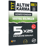 Altın Karma Yayınları TYT Sosyal Bilimler 5x25 Deneme Sınavı