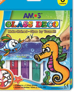 Amos Cam Boyama Seti 10,5 ml 6 Tüp - Sanatsal Hobi, Yaratıcı El Sanatları ve Dekorasyon Seti