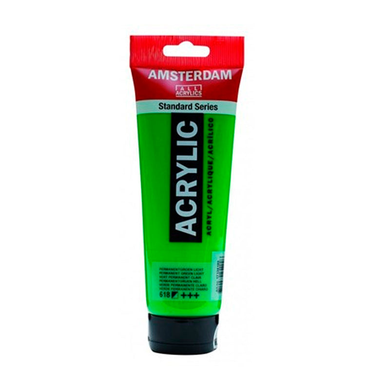 Amsterdam Permanent Açık Yeşil 120 ml Akrilik Boya - Sanat, Resim ve Hobi Boyası