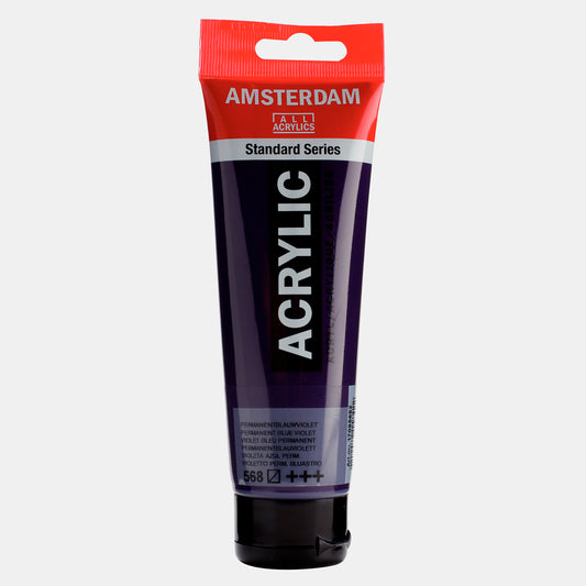 Amsterdam Permanent Mavi Mor 120 ml Akrilik Boya - Sanatçı, Hobi ve Tuval Boyası