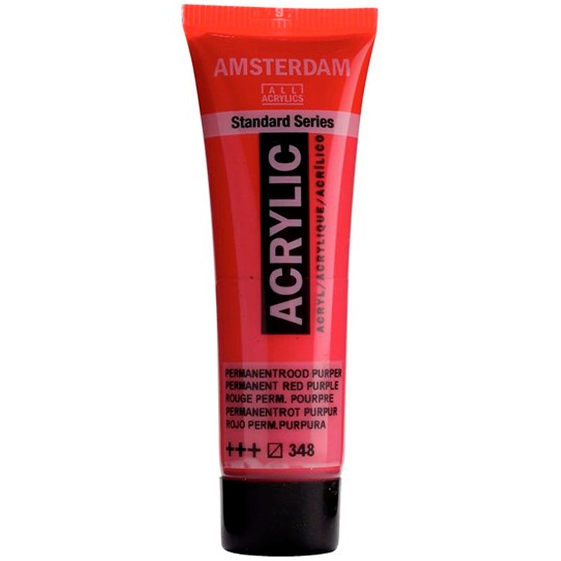 Amsterdam Permanent Kırmızı Mor 120 ml Akrilik Boya - Sanat, Resim ve Tuval Boyası