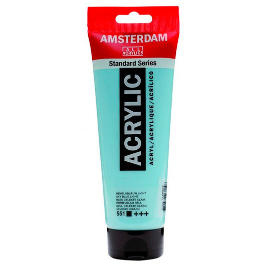 Amsterdam Açık Gökyüzü Mavisi 120 ml Akrilik Boya - Sanat, Resim ve Hobi Malzemesi