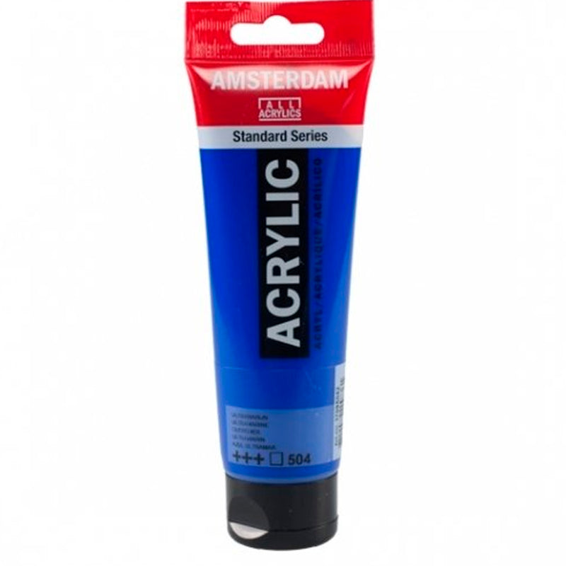 Amsterdam Ultramarine 120 ml Akrilik Boya - Sanatçı, Hobi ve Profesyonel Tuval Boyası