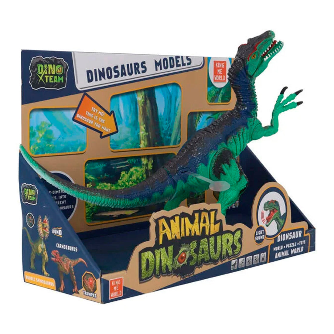 Animal Serisi Sesli Işıklı Dinozor A4