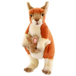 Animals Of The World Ayakta Bebekli Kanguru 28 cm Peluş Oyuncak 20866