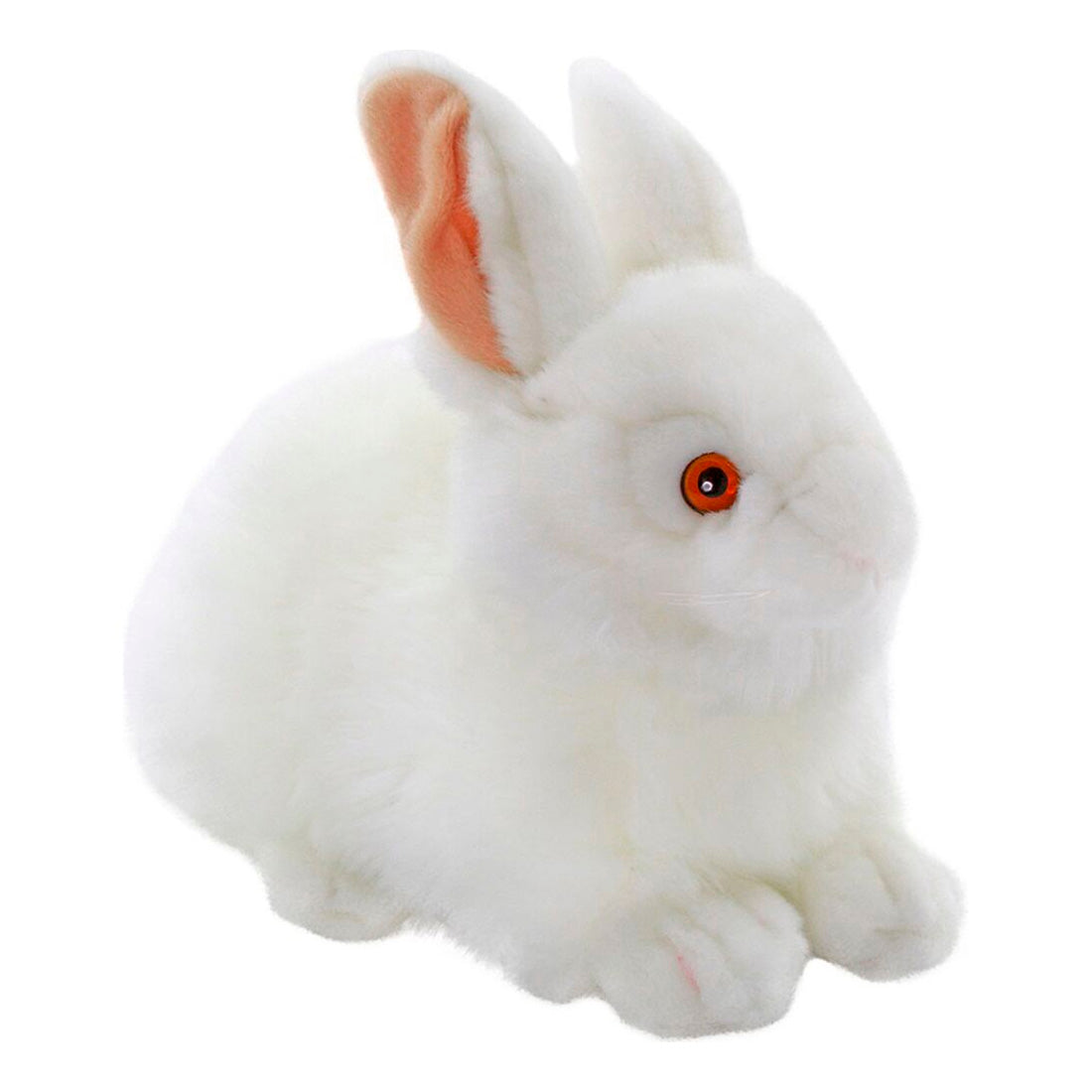Animals Of The World Beyaz Tavşan 23 cm Peluş Oyuncak 020876