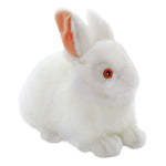 Animals Of The World Beyaz Tavşan 23 cm Peluş Oyuncak 020876