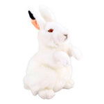 Animals Of The World Beyaz Tavşan 28 cm Peluş Oyuncak 20874