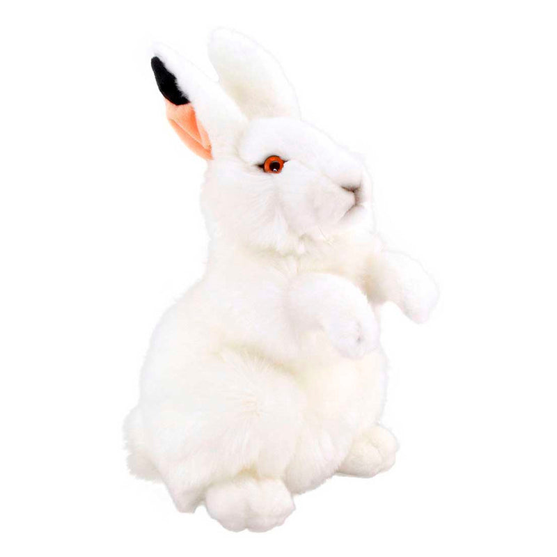 Animals Of The World Beyaz Tavşan 28 cm Peluş Oyuncak 20874