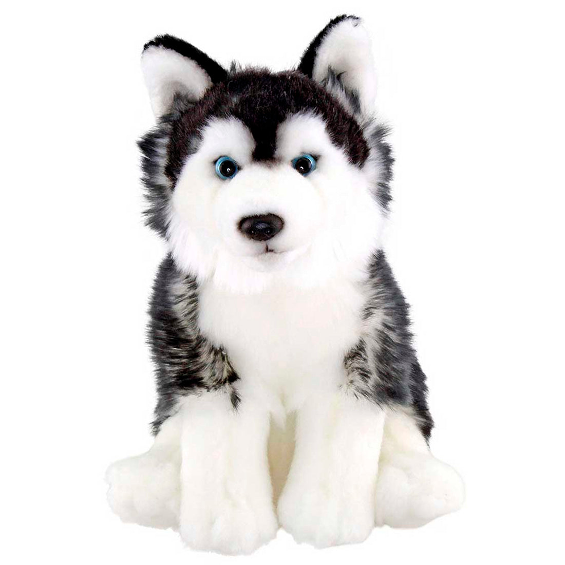 Animals Of The World Floppy Siyah Husky 28 cm Peluş Oyuncak 020907