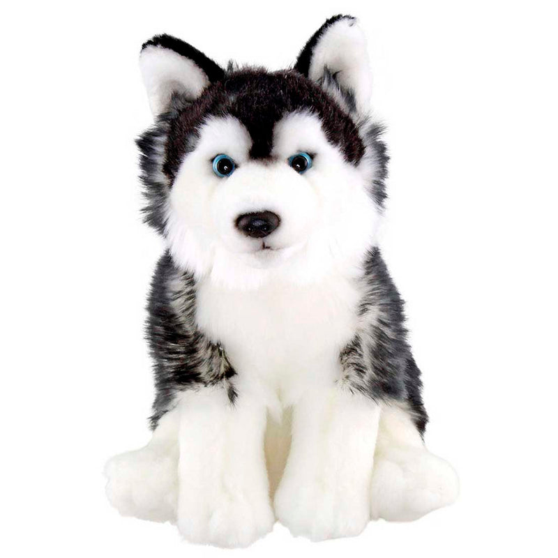Animals Of The World Floppy Siyah Husky 28 cm Peluş Oyuncak 020907