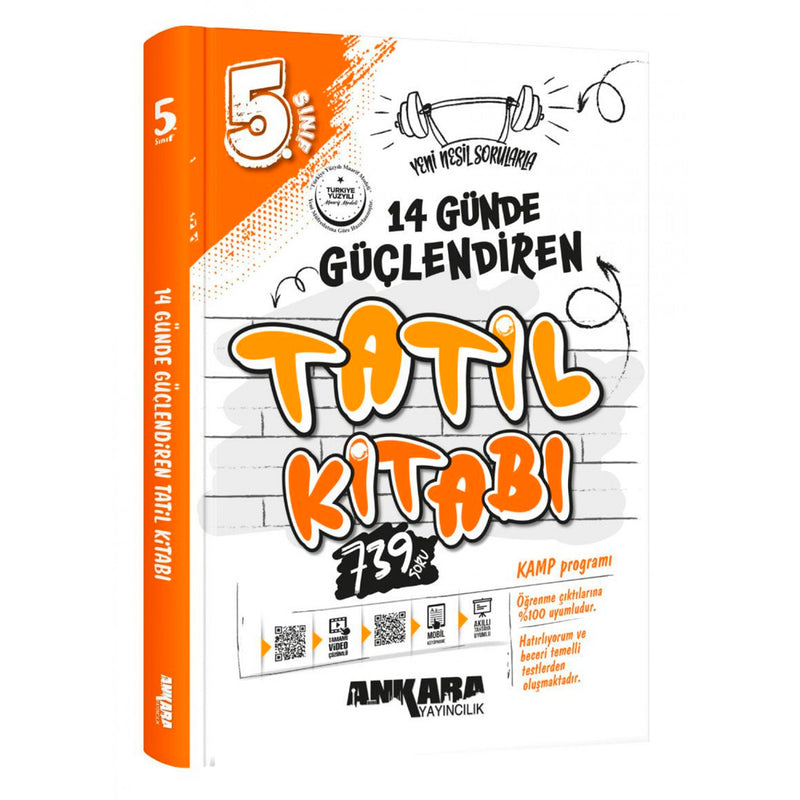 Ankara Yayınları 5. Sınıf Güçlendiren 14 Günde Tatil Kitabı