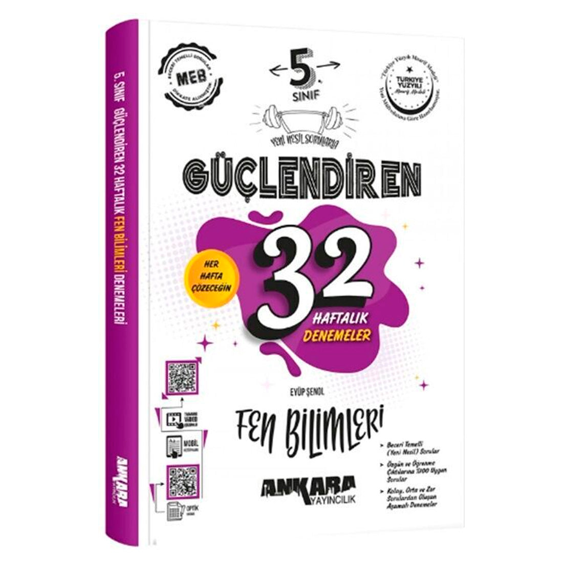 Ankara Yayınları 5. Sınıf Güçlendiren 32 Haftalık Fen Bilimleri Kazanım Denemeleri