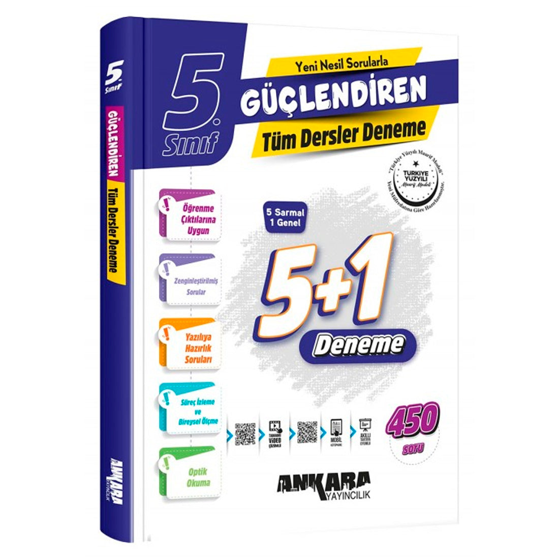 Ankara Yayınları 5. Sınıf Güçlendiren Tüm Dersler Denemeleri