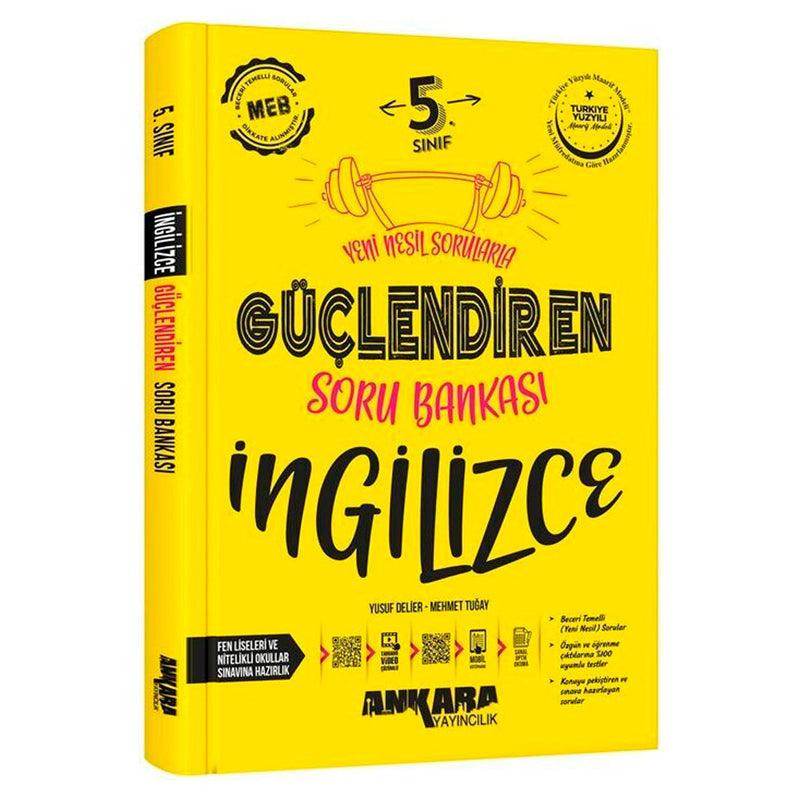 Ankara Yayınları Ortaokul 5. Sınıf İngilizce Soru Bankası Test Kitabı