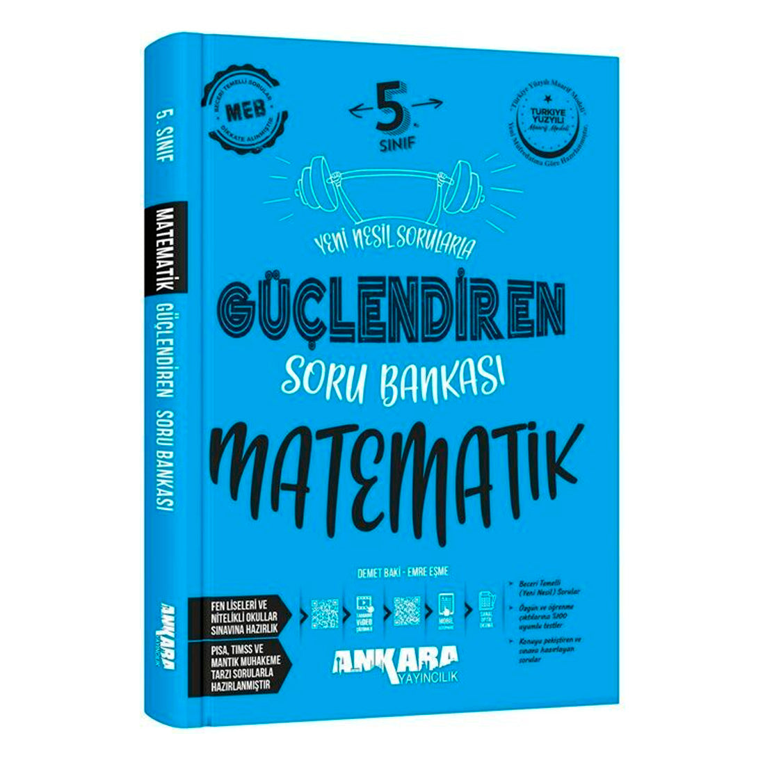 Ankara Yayınları Ortaokul 5. Sınıf Matematik Soru Bankası Test Kitabı