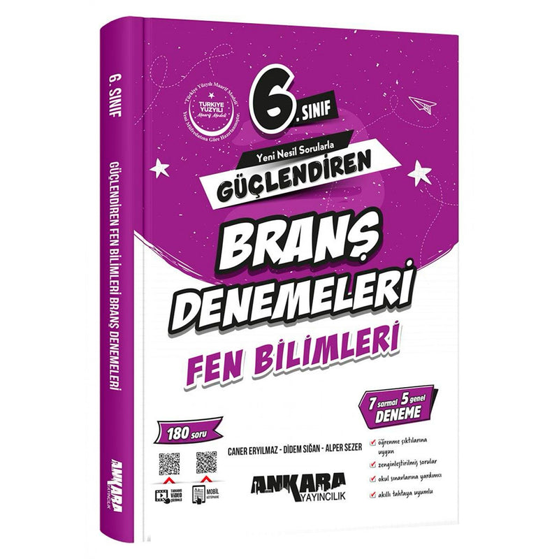 Ankara Yayınları 6. Sınıf Güçlendiren Fen Bilimleri Branş Denemeleri