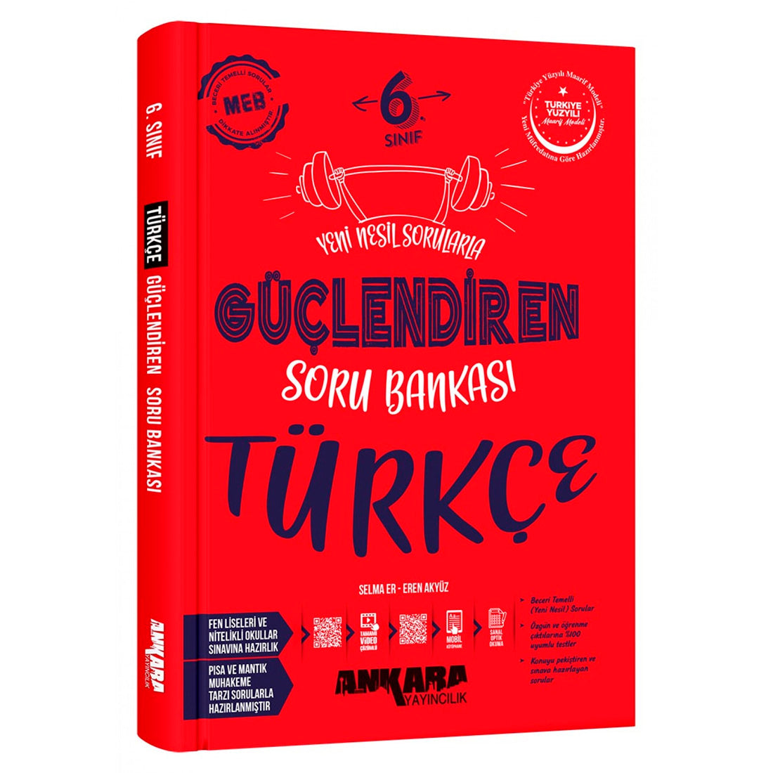 Ankara Yayınları Ortaokul 6. Sınıf Güçlendiren Türkçe Soru Bankası Test Kitabı