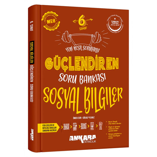 Ankara Yayınları 6. Sınıf Sosyal Bilgiler Güçlendiren Soru Bankası