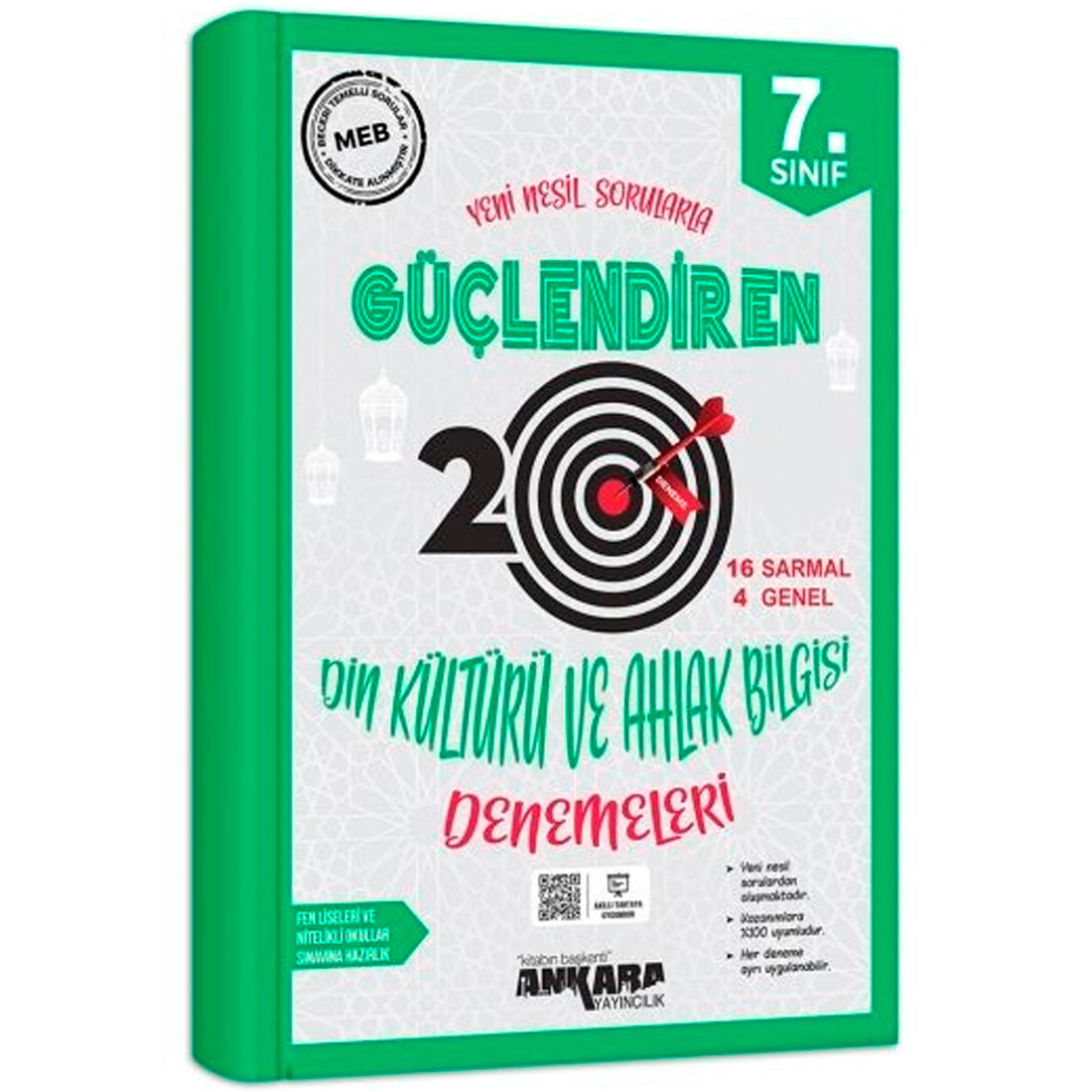 Ankara Yayınları 7. Sınıf Din Kültürü ve Ahlak Bilgisi Güçlendiren 20 Deneme Sınavı