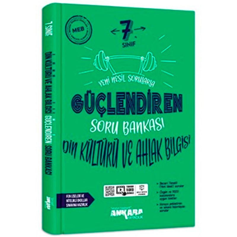 Ankara Yayınları 7. Sınıf Din Kültürü ve Ahlak Bilgisi Güçlendiren Soru Bankası 2020-2021