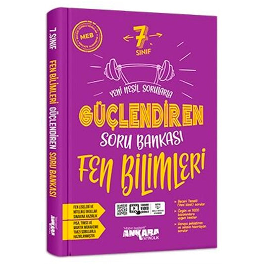 Ankara Yayınları Ortaokul 7. Sınıf Fen Bilimleri Güçlendiren Soru Bankası Test Kitabı