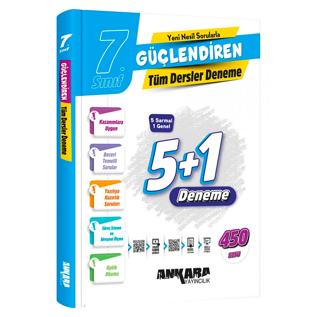 Ankara Yayınları 7. Sınıf Güçlendiren Tüm Dersler Denemeleri 5+1